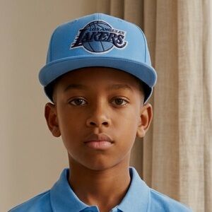 Los Angeles Lakers Rare Light Blue Hat New Era 9FIFTY Cap Snapback LA NBA Youth